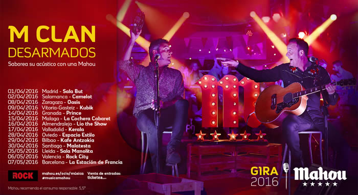 [Concierto] M Clan (La Cochera Cabaret,&nbsp;15.04.16)