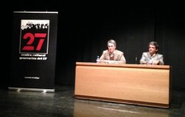 trapiello_maf2016_Conferencia sobre Cervantes. Andrés Trapiello y José Antonio Mesa Toré