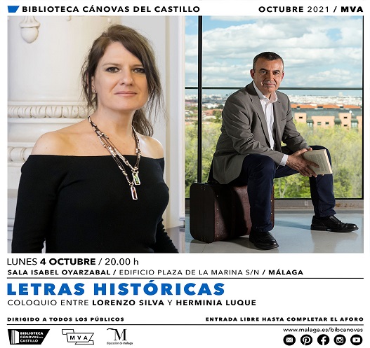 Herminia Luque y Lorenzo Silva