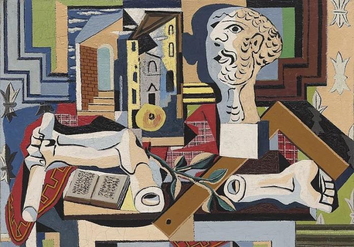 Pablo Picasso. Estudio con cabeza de yeso, 1925