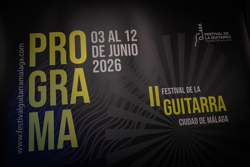 Programación del Festival Internacional de la Guitarra Ciudad de Málaga 2026