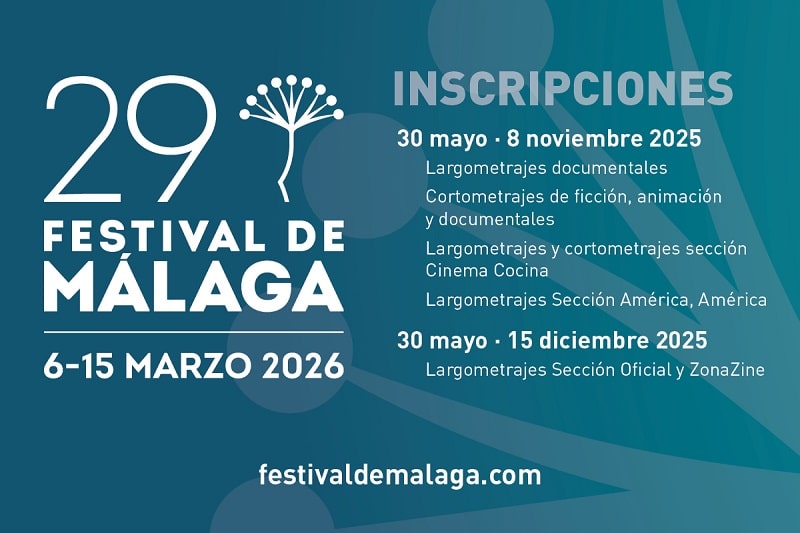 El Festival de Málaga abre la inscripción para su 29 edición, que tendrá lugar del 6 al 15 de marzo de&nbsp;2026