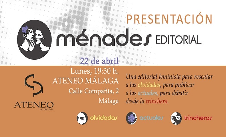 Presentación de la editorial feminista&nbsp;Ménades
